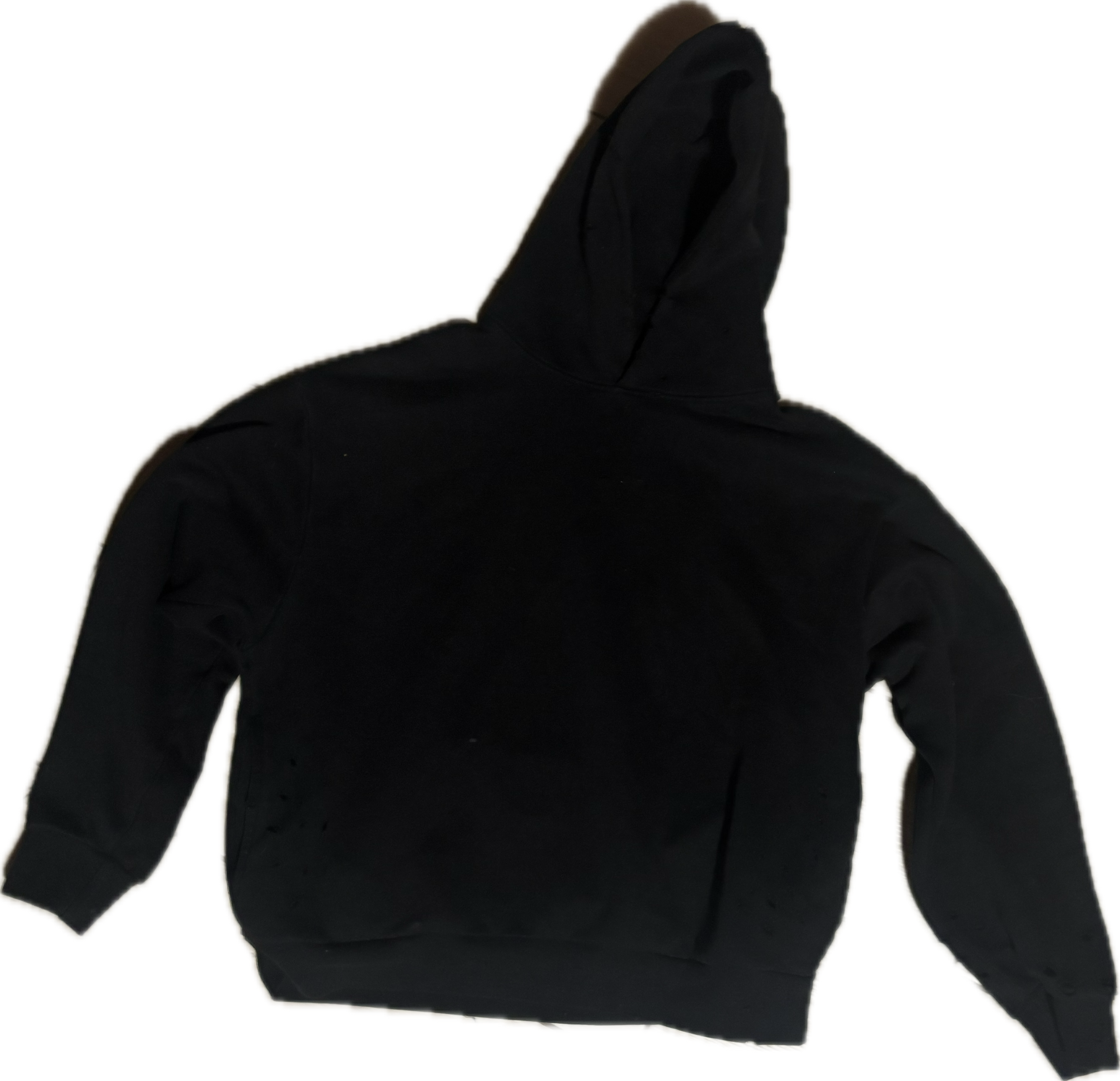 ÁTLAG FELETT X LESTY "HAZE" HOODIE - WHITE ON BLACK